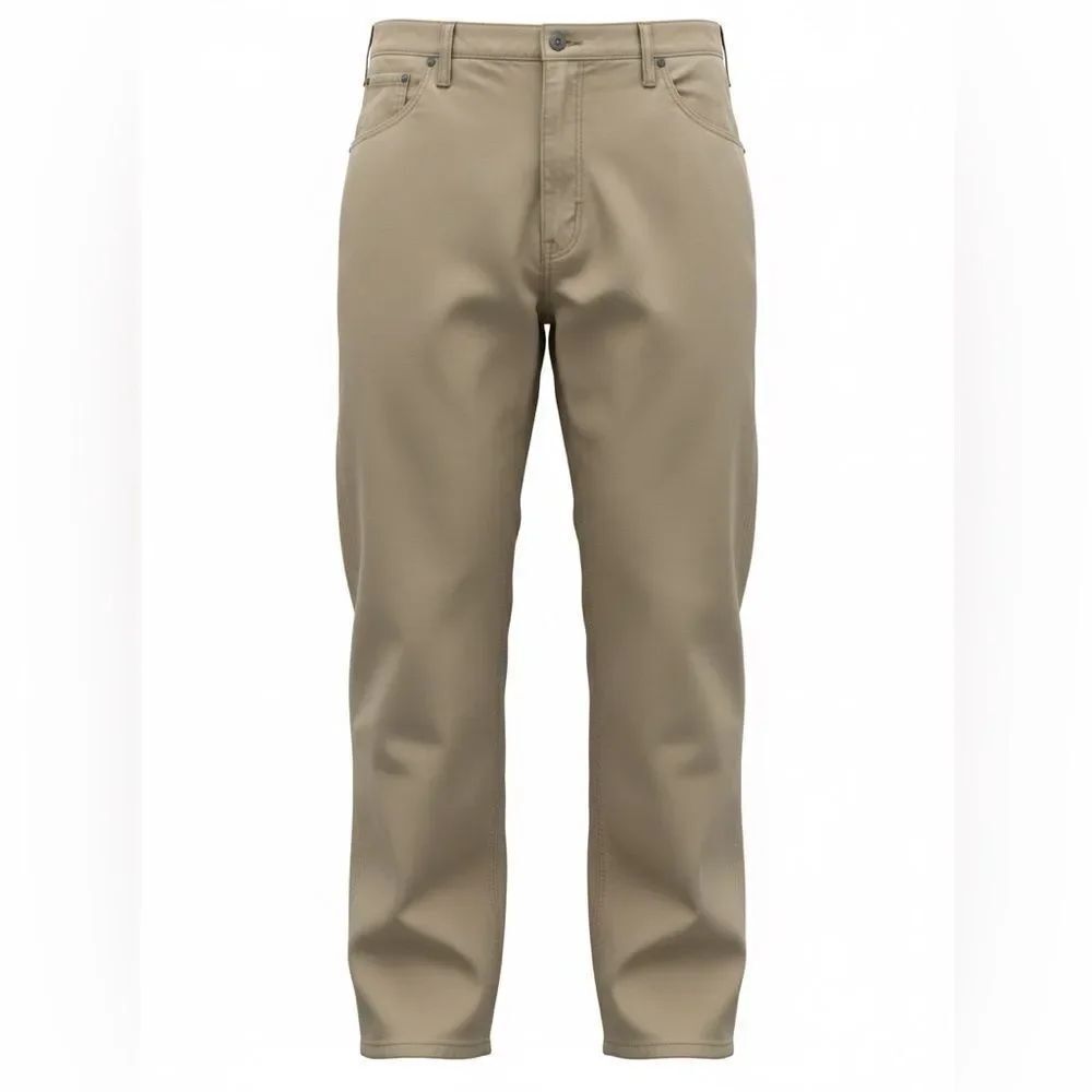 CARHARTT MENS WORK PANTS TAN SIZE 38 FLAME RESISTANT